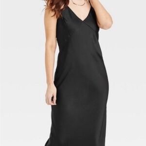 NWOT - A new day Elegant Black Maxi Dress